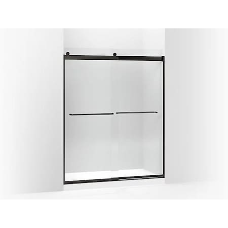 Kohler Levity(R) Sliding Shower Door, 74" H X 56-5/8 - 59-5/8" W, With 1/4" Crystal Clear Glass And Towel Bars 706015-L-ABZ